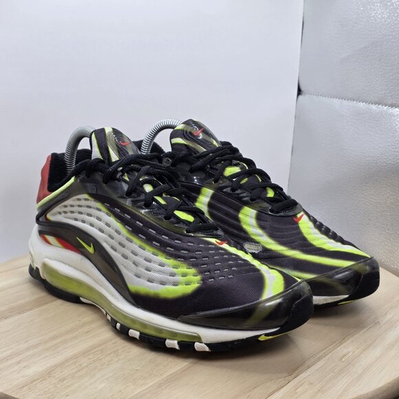 Nike Air Max Deluxe Running Shoes AJ7831-003 Black Red Mens Size 7.5  Sneaker - Picture 5 of 13